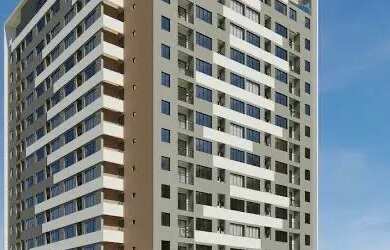 Imagem: O apartamento possui 1 Dormitório, 1 Banheiro, 1 Vaga na garagem