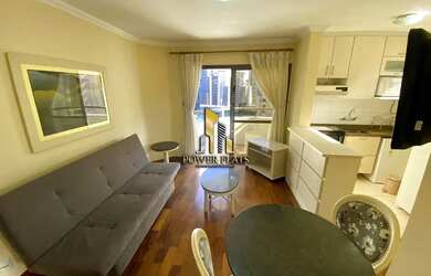 Imagem: O studio possui 1 Dormitório, 1 Banheiro, 1 Vaga na garagem