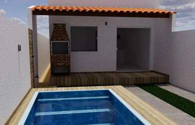 Imagem: A casa em condomínio possui 2 Dormitórios, 2 Banheiros, 1