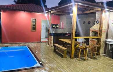 Imagem: A pousada chalé possui 2 Dormitórios, Acomodam 8 pessoas