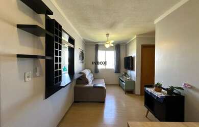 Imagem: O apartamento possui 2 Dormitórios, 1 Banheiro, 1 Vaga na garagem