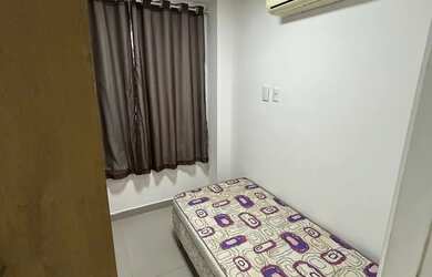 Imagem: O apartamento possui 2 Dormitórios, 1 Banheiro, 1 Vaga na garagem