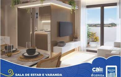 Imagem: O apartamento possui 2 Dormitórios, 1 Banheiro, 1 Vaga na garagem