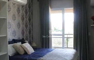 Imagem: O studio possui 1 Dormitório, 1 Banheiro, 1 Vaga na garagem