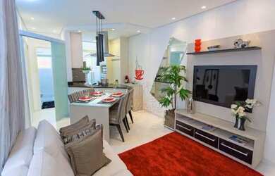 Imagem: O apartamento possui 2 Dormitórios, 1 Banheiro, 1 Vaga na garagem