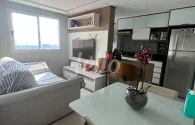 Imagem: O apartamento possui 2 Dormitórios, 1 Banheiro, 1 Vaga na garagem