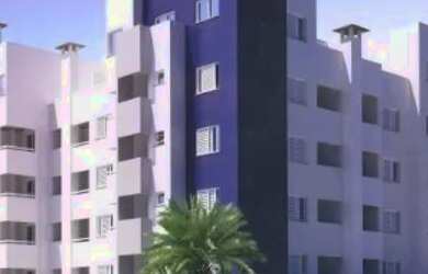 Imagem: O apartamento possui 2 Dormitórios, 1 Banheiro, 1 Vaga na garagem