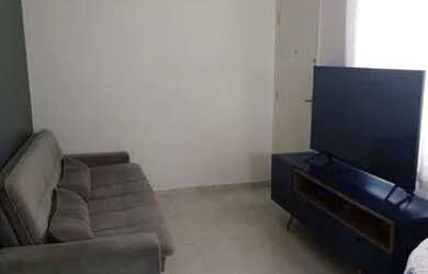 Imagem: O apartamento possui 2 Dormitórios, 1 Banheiro, 1 Vaga na garagem