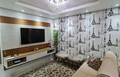 Imagem: O apartamento possui 2 Dormitórios, 1 Banheiro, 1 Vaga na garagem