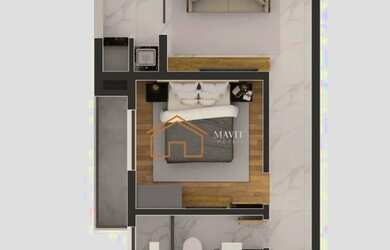 Imagem 5: Apartamento 58,21m², com 1 suíte, 1 dormitório. No Bairro Bucarein...