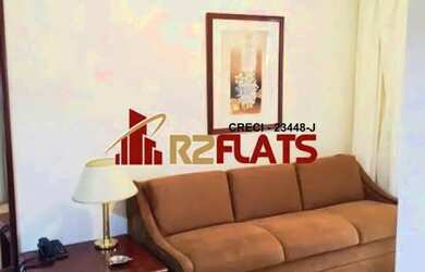 Imagem: O apartamento possui 1 Dormitório, 1 Banheiro, 1 Vaga na garagem