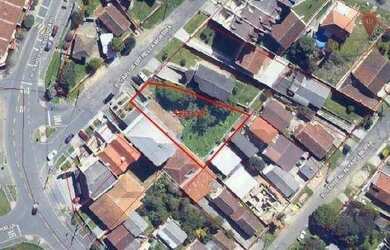 Imagem: O terreno possui 596m² de Área e está localizado em Pilarzinho