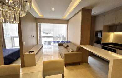 Imagem 5: Apartamento para alugar 1 quarto mobiliado lazer Boqueirão Santos