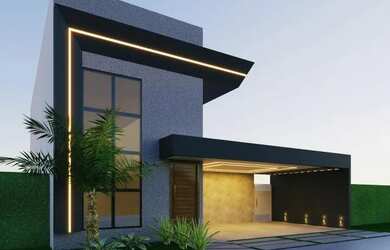 Imagem: A casa em condomínio possui 3 Dormitórios, 2 Banheiros, 4