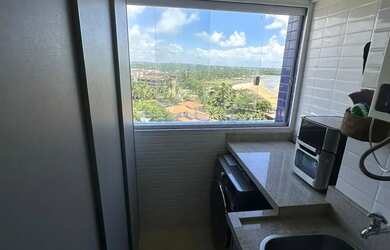 Imagem 13: Lindo apartamento para alugar, Nascente, 65m², Mobiliado, Piscina, 200m Praia de Buraquin