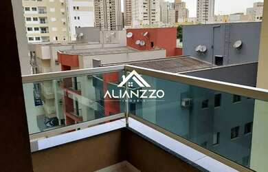 Imagem: O apartamento possui 1 Dormitório, 1 Banheiro, 1 Vaga na garagem