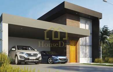 Imagem: A casa em condomínio possui 3 Dormitórios, 3 Banheiros, 2