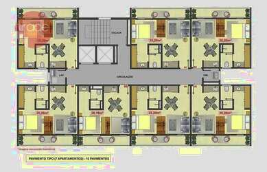Imagem 6: Apartamento à venda, 35 m² por R$ 215.000,00 - Vila Seixas - Ribeirão...