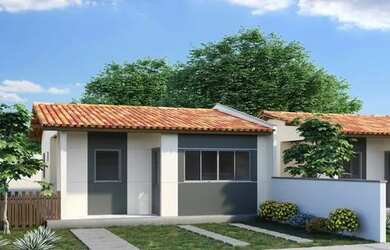 Imagem: A casa em condomínio possui 2 Dormitórios, 1 Banheiro, 48m²