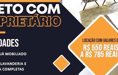 Imagem: O studio possui 1 Dormitório, 1 Banheiro, 1 Vaga na garagem