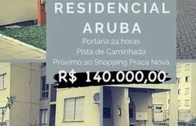 Imagem: O apartamento possui 2 Dormitórios, 1 Banheiro, 1 Vaga na garagem