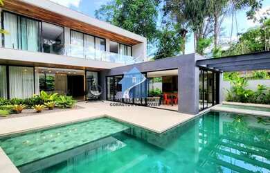 Imagem: A casa em condomínio possui 4 Dormitórios, 5 Banheiros, 5