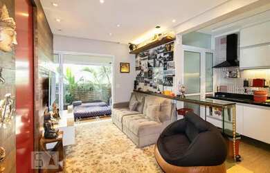 Imagem: O apartamento possui 1 Dormitório, 1 Banheiro, 1 Vaga na garagem