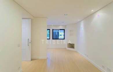 Imagem: O apartamento possui 1 Dormitório, 1 Banheiro, 1 Vaga na garagem