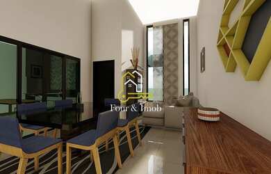 Imagem: A casa em condomínio possui 3 Dormitórios, 2 Banheiros, 2