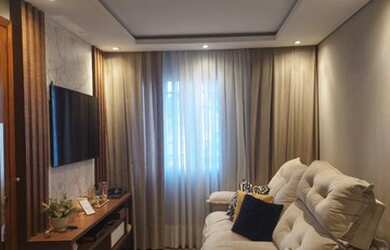 Imagem: O apartamento possui 2 Dormitórios, 1 Banheiro, 1 Vaga na garagem