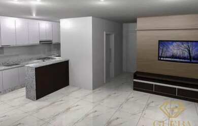 Imagem: O apartamento possui 2 Dormitórios, 2 Banheiros, 2 Vagas na