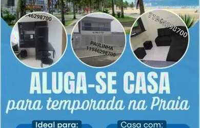 Imagem 1: Casa de temporada. 1 Vaga na garageme2 Dormitórios