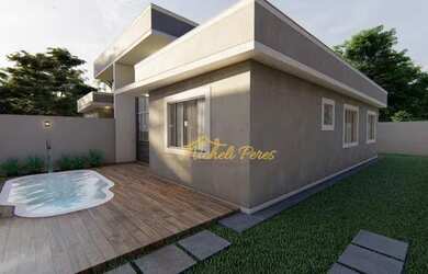 Imagem: A casa possui 3 Dormitórios, 1 Banheiro, 1 Vaga na garagem