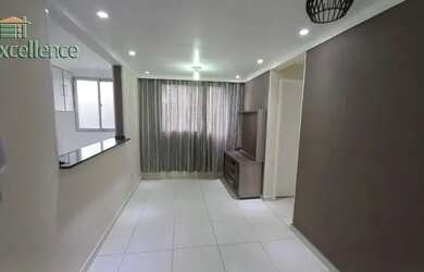 Imagem: O apartamento possui 2 Dormitórios, 1 Banheiro, 1 Vaga na garagem