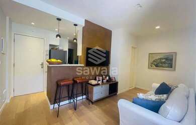 Imagem: O apartamento possui 1 Dormitório, 1 Banheiro, 48m² de Área