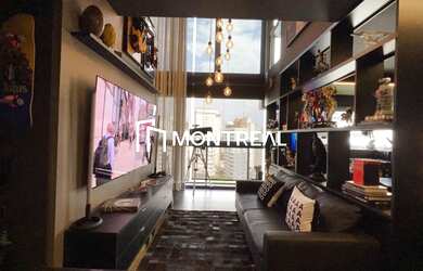 Imagem: O apartamento possui 1 Dormitório, 1 Banheiro, 1 Vaga na garagem