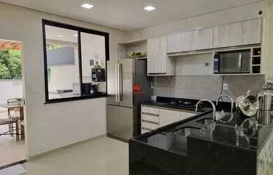 Imagem 2: Casa Térrea no Passaredo com 3 Suítes 100% mobiliada Cozinha americana completa lavabo