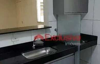 Imagem: O apartamento possui 2 Dormitórios, 1 Banheiro, 1 Vaga na garagem