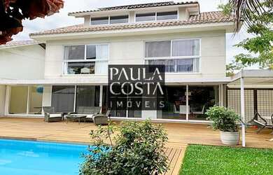 Imagem: A casa em condomínio possui 5 Dormitórios, 5 Banheiros, 5