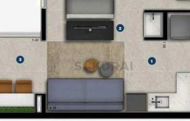 Imagem 5: Studio com 1 dormitório à venda, 26 m² por R$ 271.367,51 - São Judas...