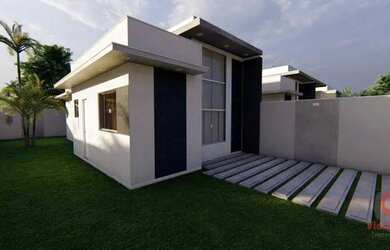 Imagem: A casa possui 2 Dormitórios, 2 Banheiros, 2 Vagas na garagem