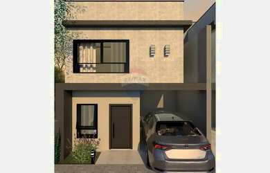 Imagem: A casa possui 3 Dormitórios, 3 Banheiros, 1 Vaga na garagem