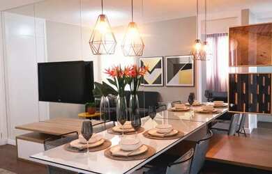 Imagem: O apartamento possui 2 Dormitórios, 1 Banheiro, 1 Vaga na garagem