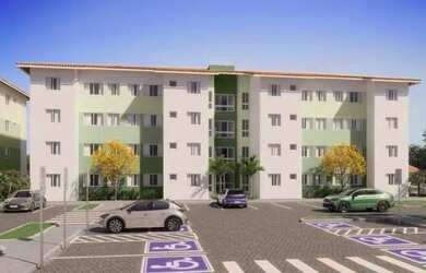 Imagem: O apartamento possui 2 Dormitórios, 1 Banheiro, 1 Vaga na garagem