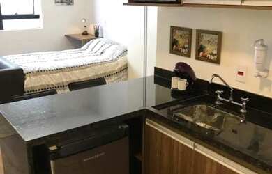 Imagem 9: Excelente Studio para locação mobiliado no Condomínio Selenita - Bairro...