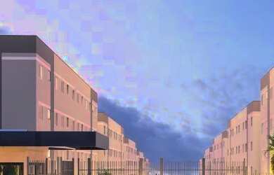 Imagem: O apartamento possui 2 Dormitórios, 1 Banheiro, 1 Vaga na garagem