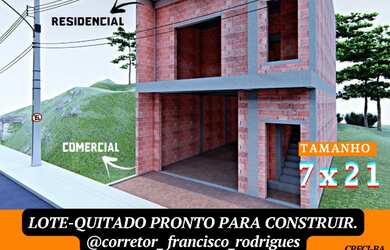 Imagem: O terreno possui 147m² de Área e está localizado em Sim