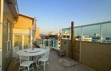 Imagem: O apartamento na cobertura possui 3 Dormitórios, 3 Banheiros