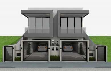 Imagem: A casa possui 2 Dormitórios, 2 Banheiros, 1 Vaga na garagem