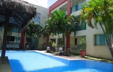 Imagem: O apartamento possui 1 Dormitório, 1 Banheiro, 1 Vaga na garagem